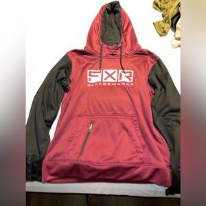 Maroon & Black FXR Hoodie